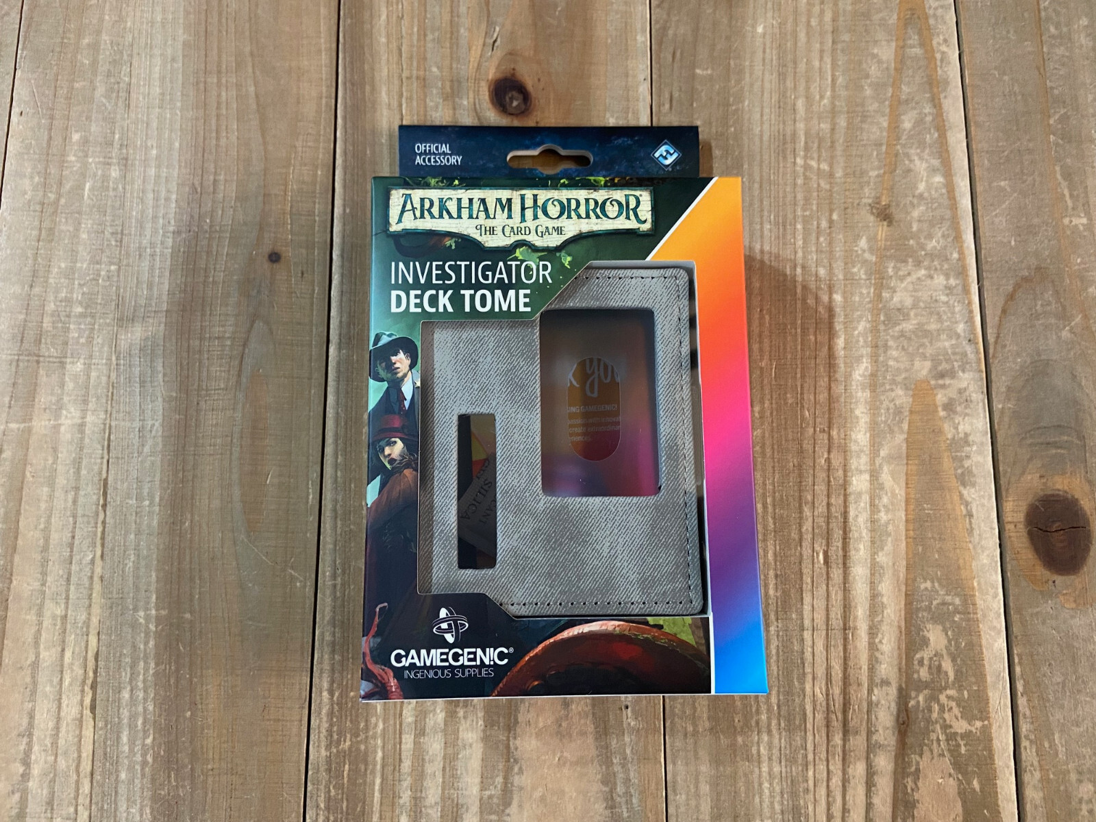 Arkham Horror Investigator Deck Tome Neutro Gray - GAMEGENIC