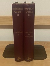 The History of Henry Esmond 2 Volumes by William Thackeray Lot of Antique Books