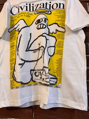 taaa77様 Junya Watanabe MAN Men's Eye T-Shirt in Black Junya Watanabe