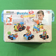 404 Pieces STEM Toys Kit Building Toy for Kids Motor Skills Blocks Learning Set