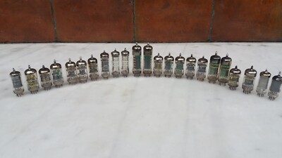 23 X VERSCHIEDENE ROHRE PCF80 PTT122P PCC189 PCF801 PCC85 ETC.. - NEU - NO 12AX7
