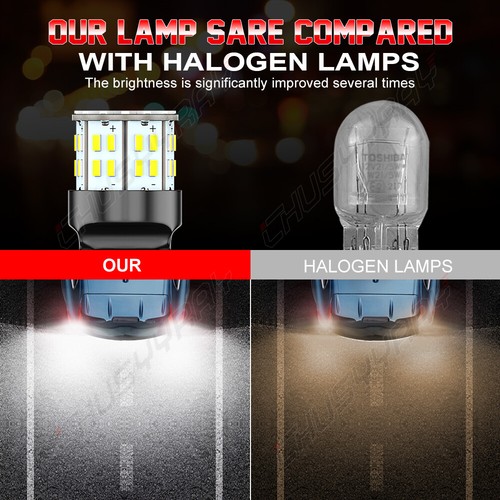 7440 7441 LED Back Up Reverse Light Bulbs Cool White 6000K Extremely Bright 2pcs - Foto 9 di 9