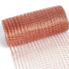 Copper Wire Copper Mesh Slug Repellent 6m Pure Copper Wire Mesh Roll Rat Proof