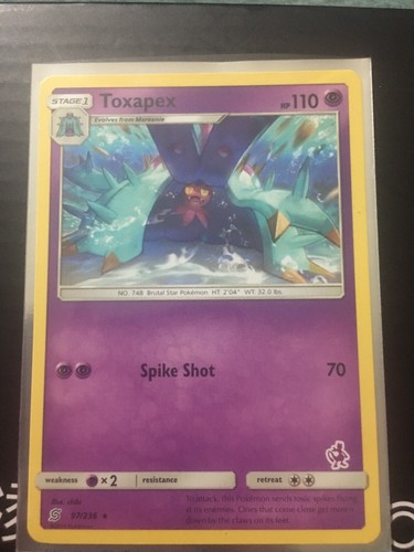 Pokemon TOXAPEX 97/236 Unified Minds RARE - - MINT