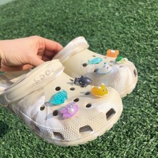 Sea Creatures Transparent Shoe Charm Ocean Life Animals Whale Turtle Scuba Divng