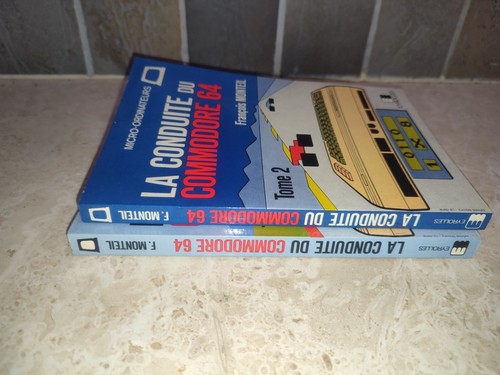 Livre Rare Jeux Video Retro La conduite du Commodore 64 tome 1 & 2 Monteil - Afbeelding 2 van 3