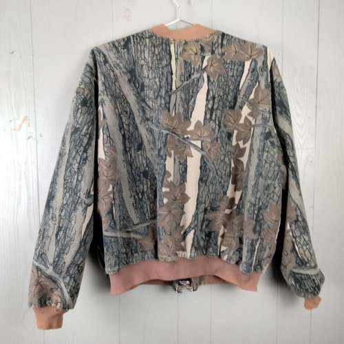 Vintage Gander Mountain Camo Jacket Mens 2XL Tall Trebark Hunting 90s Thick USA - Picture 2 of 12