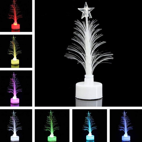 Piccolo Mini Albero di Natale con Luci LED Piano di Natale Ornamento Artificiale Regalo - Foto 12 di 14