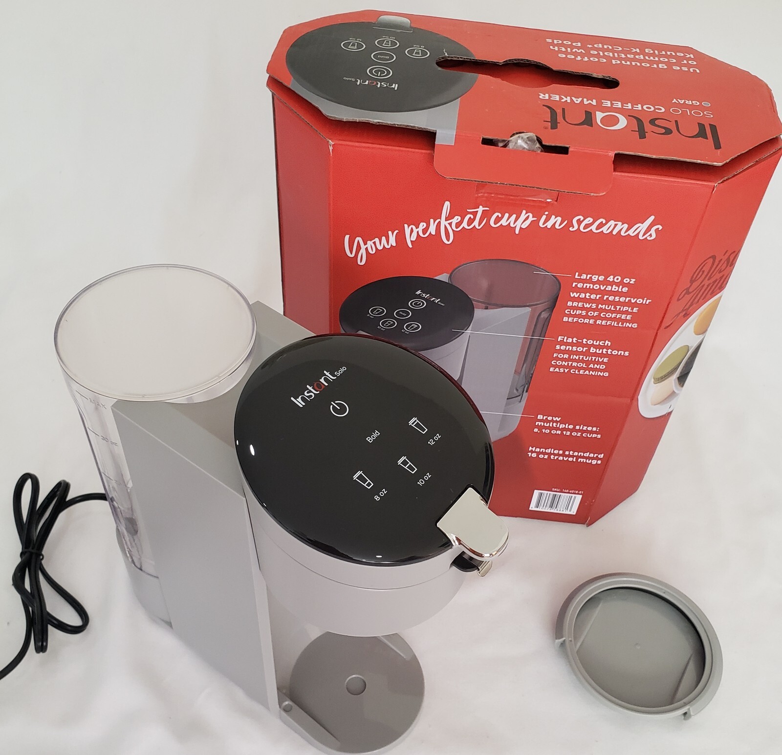 Instant Pot Solo 2-in-1 Single Serve Coffee Maker for Ground Coffee-image