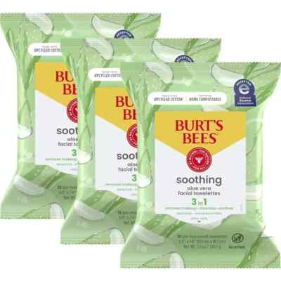 Stocking Stuffers, Aloe Vera Face Wipes, for Sensitive Skin, Soothing Makeup Rem