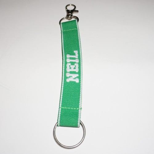 Key Chain Embroidered Lanyard Ring Clasp Choose Name or Fun Phrase 6" Colorful - 第 117/205 張圖片