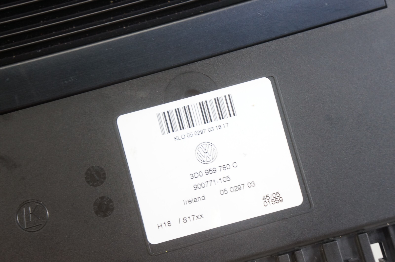 Bentley Flying Spur 2006-2012 FRONT+LEFT Seat control module