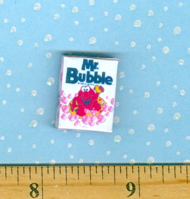 Dollhouse Miniature Size Mr. Bubble Box