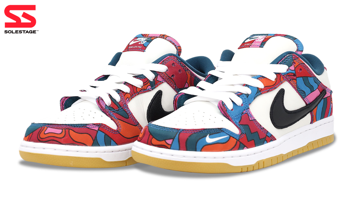 NIKE ピートパーラ Size 7 - Nike Dunk Low Pro SB x Parra Abstract Art 2021 for
