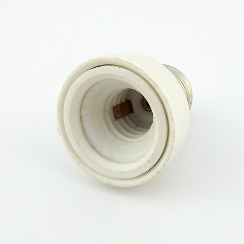 E17 to E12 Socket Base LED Halogen CFL Light Bulb Lamp Adapter Converter Holder - Picture 1 of 5