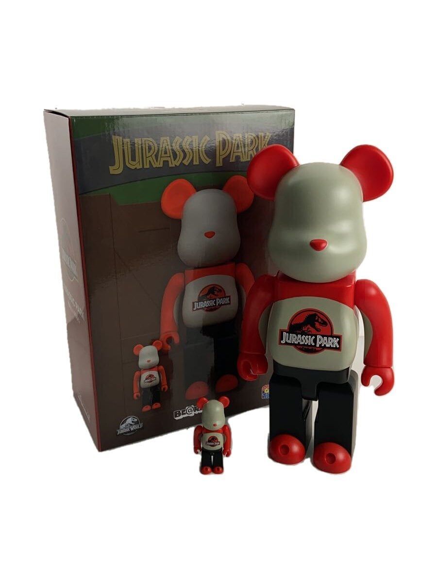 新品 BE@RBRICK JURASSIC PARK 100% & 400% MEDICOM TOY ベア