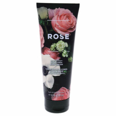 Bath & Body Works Rose Ultra Shea Body Cream 8 Oz (Pack of 3)