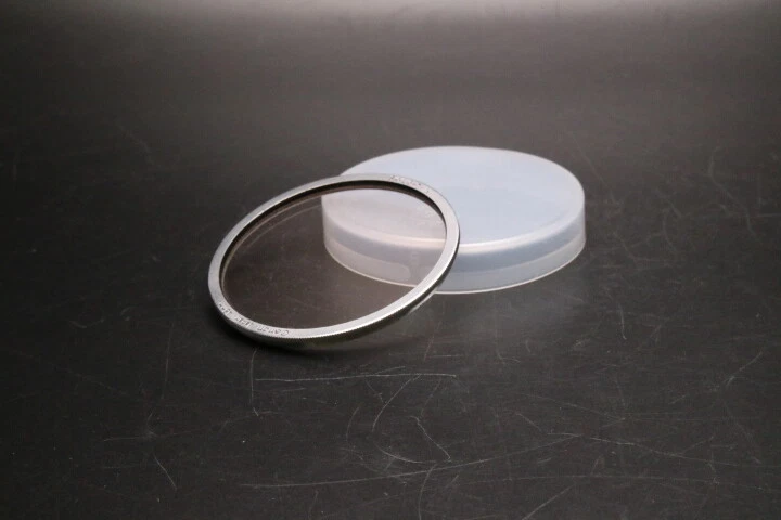 🎦VIDEO👀 [Near MINT] Canon 48mm Skylight 1x Filter silver chrome From JAPAN - Image 3 of 4