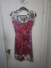 Lilly Pulitzer Patterned Dress Multi Color Size Extra Small 