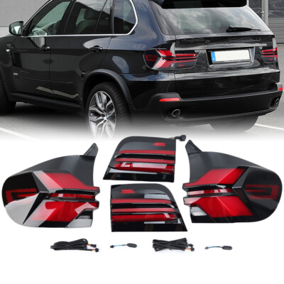 2007-2013 BMW X5 E70 4PCS Upgrade G05 Style LED Tail Lights Rear