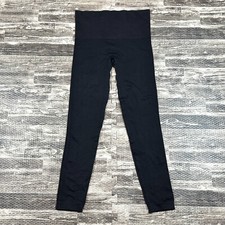 Spanx Womens sz Med Black Ankle Leggings Stretch Pants