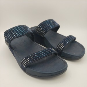 navy blue slides womens