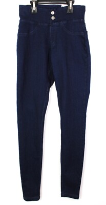 HUE U20622H Classic Smooth Denim Skimmers Leggings Size XS Blackdigo Retail $44
