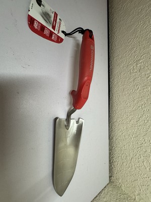 Corona CT 3314 Stainless Steel Red Ergonomic Grip Trowel 7 L in. Handle