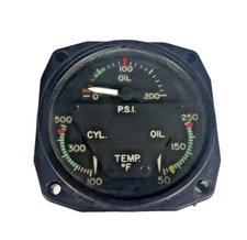 Beechcraft 96-380016 Three in One Gauge Garwin 22-804-08