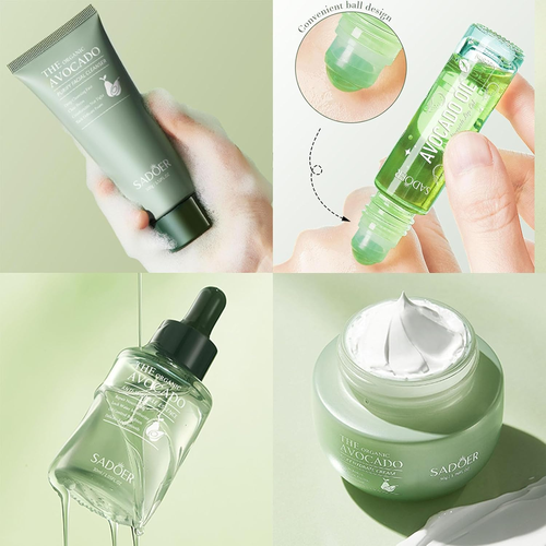 Avocado Skin Care Set, 5PCS Face Care Kit Women, Skincare Products Set with Faci - Picture 2 of 12