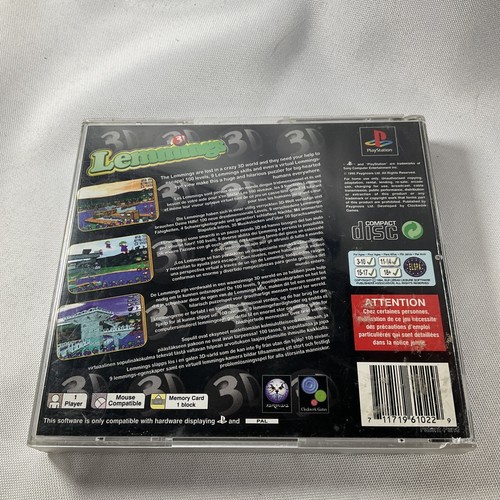 3D Lemmings (PS1) - Complete - Picture 7 of 7