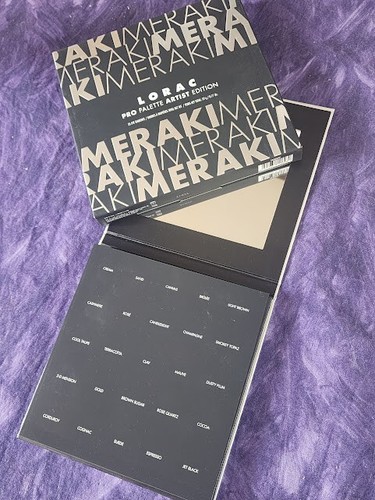 Lorac Pro Palette Artist Edition Meraki 25 Pan Pressed Powder Eyeshadow Shades - Picture 10 of 14