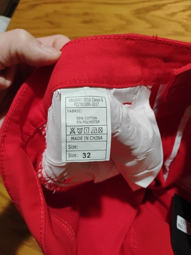 Men's Fashion Jeans Red 32x30 NWT - Picture 10 of 10