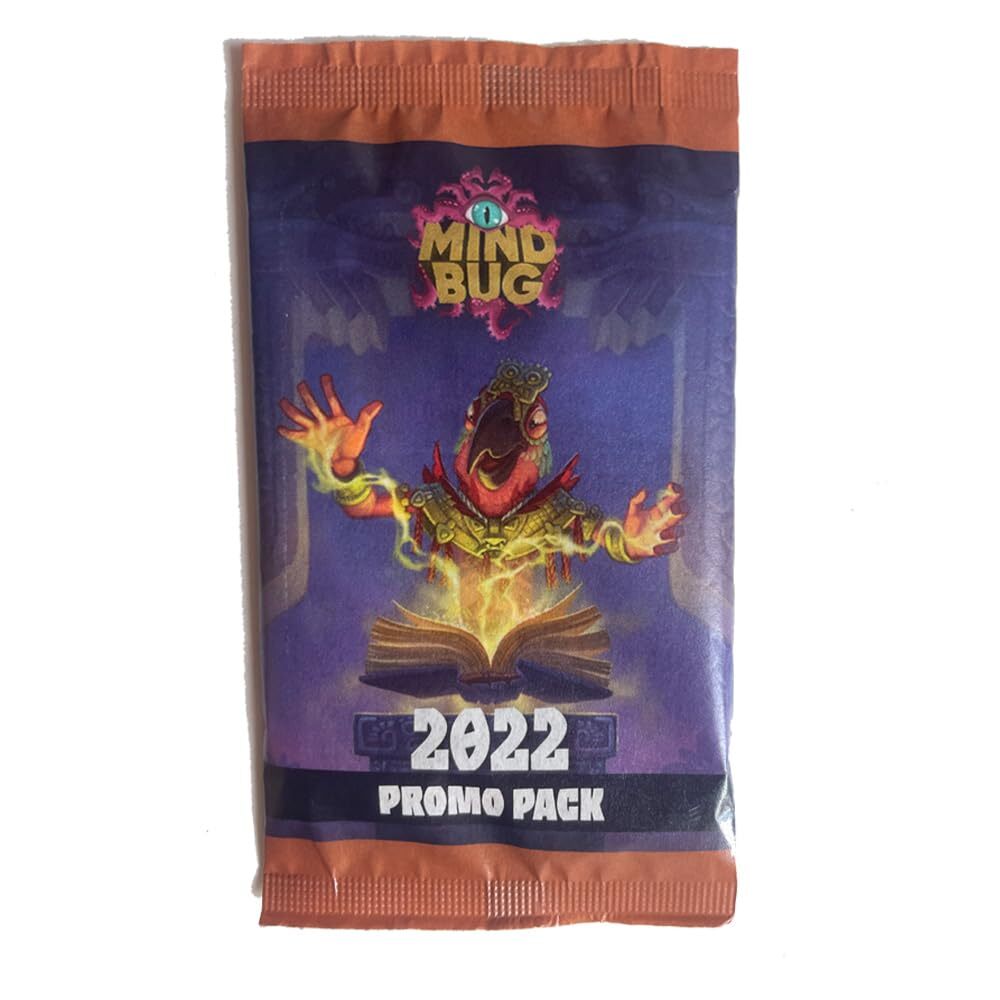 Mindbug Card Game - 10 Promo Cards, English, 2022, Ages 8+, 2 or 4 Players