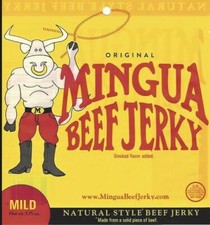 Mingua Mild Beef Jerky 3.5oz Bag 1-Bag