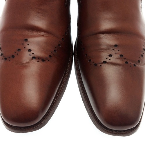 Men's Barker Bourne Rosewood Calf Leather Made in England Dress Shoes Size 8.5 - Picture 5 of 13