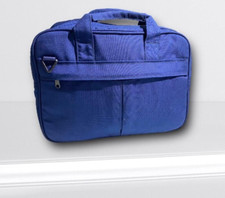 Borsa porta PC lavoro 15" 16" porta documenti Computer portatile Notebook Blu