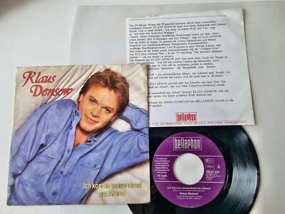 Klaus Densow - Ich könnte tausendmal am Abend 7'' Vinyl Germany PROMO FACTS