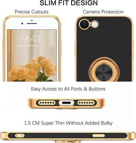 For iPhone 7 8 SE 11 12 13 14 Pro Max Plus Pro Shockproof Kickstand Case Cover - Photo 157 sur 161