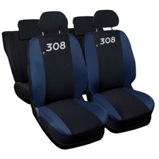  COPRISEDILI MADE IN ITALY COMPATIBILI CON 308 2a SERIE NERO/BLU SCURO