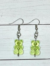 Cute Little Bear Resin Earrings