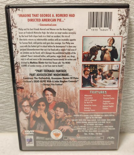 Night of the Living Dorks - DVD - Anchor Bay - Canadian Import Region 1 - Picture 3 of 3