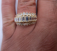 14K Gold Diamond Wedding Band Diamond 2.00 Carats   7.10 Grams  Value 7,500