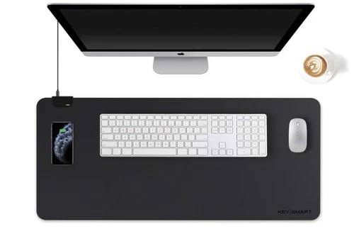 KeySmart TaskPad - Wireless Charging Desk Pad for Computer Laptop Phone RRP £79