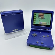 Gameboy Advance SP Blue AGS-001 or IPS *CHOOSE BUTTONS* Glass Lens New Battery