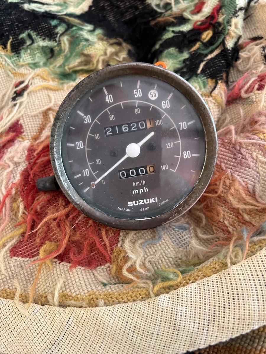 Vintage Nippon Seiki Motorcycle Suzuki Speedometer 80 MPH | eBay