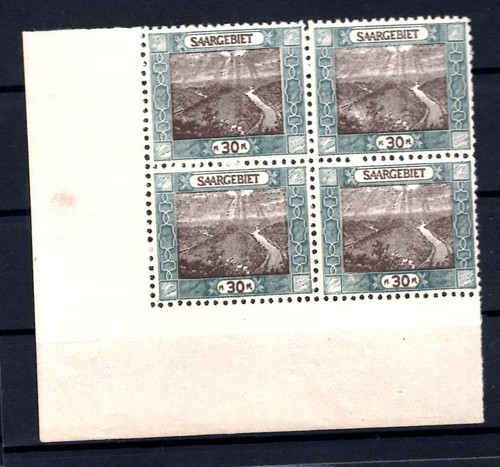 Saar 58 Lui Eckrand-Vb MNH Unstamped (T4939