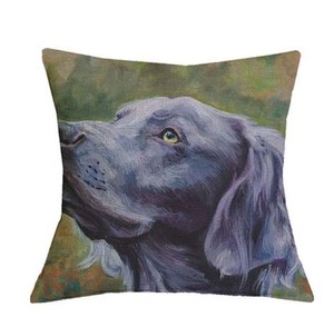 Long Haired Weimaraner Dog Pillow Case Cover 17x17 Weimaraner