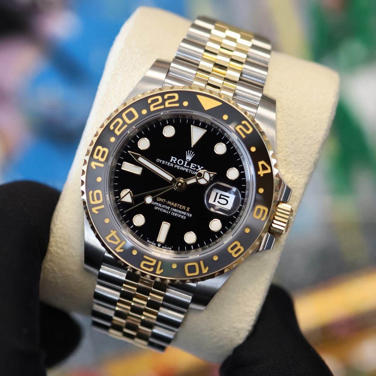 Rolex GMT Master II 126713GRNR Box and Papers 2023 New Unworn