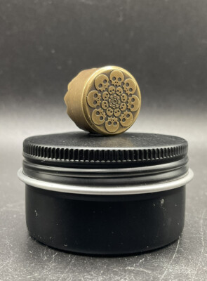 Playge x JRW Gear Collab Skalls Brass Lanyard Curator Bead EDC Zipper Pull